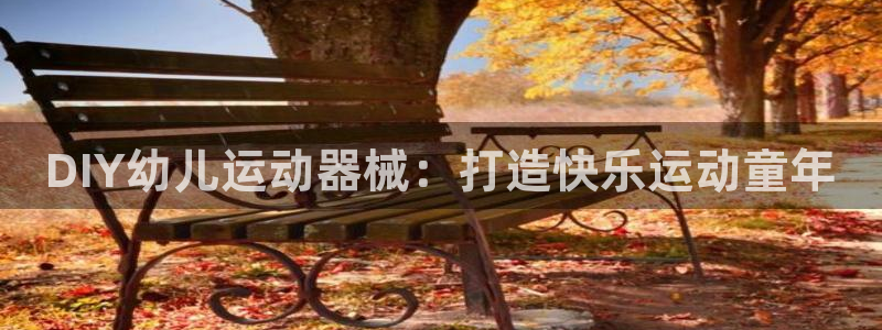 尊龙凯时人生就是搏首页：DIY幼儿运动器械：打造快乐