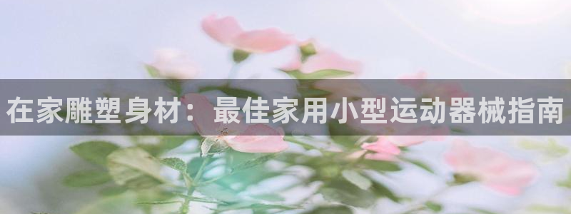 凯时a88：在家雕塑身材：最佳家用小型运动器械指南