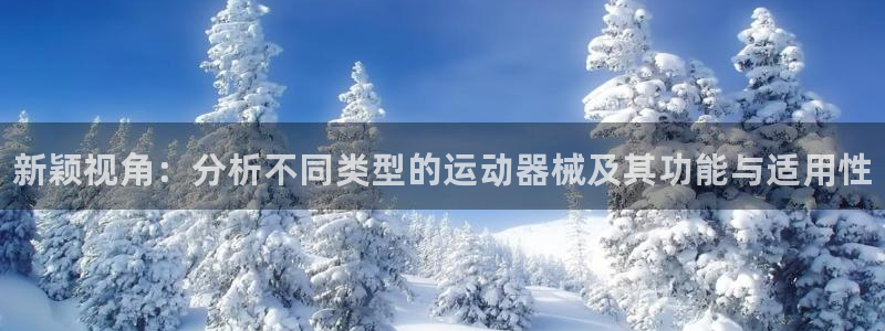 尊龙凯时不给提款：新颖视角：分析不同类型的运动器械及